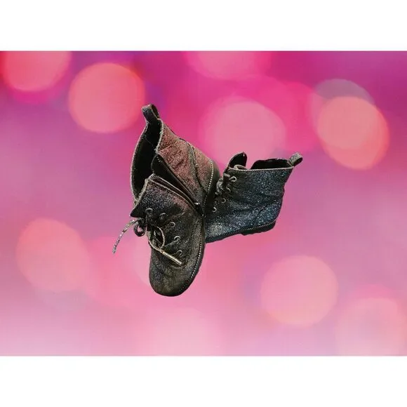 Cynthia Rowley Girl's Sparkly Boots Size 12 - Picture 7 of 8